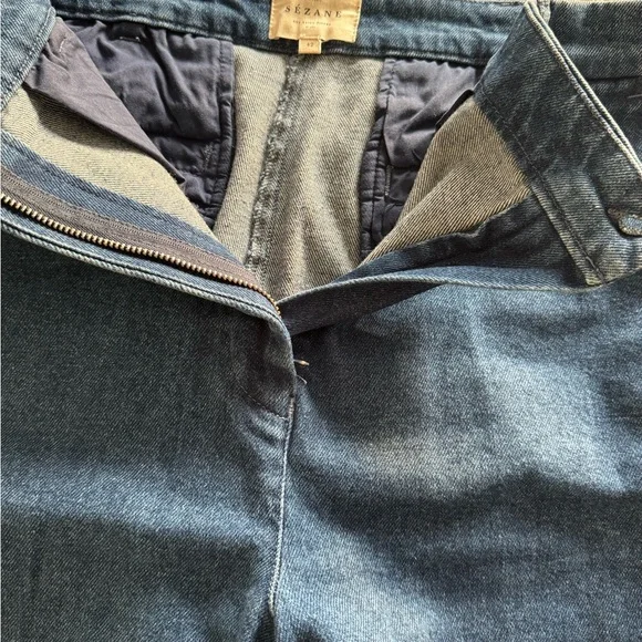 Sezane Martin denim trousers size 42/US10 - Picture 8 of 10